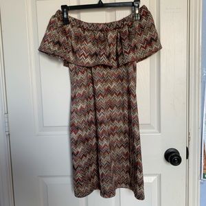 Cold shoulder Korean boutique dress